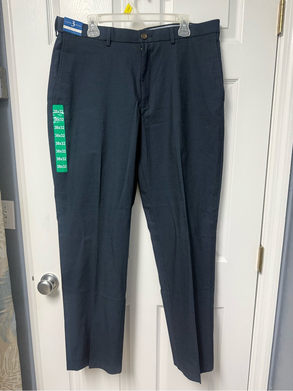 Haggar Men's Dark Navy Dress Pants